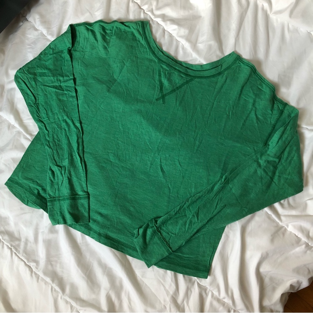 Abercrombie & Fitch - Green Long Sleeve Shirt